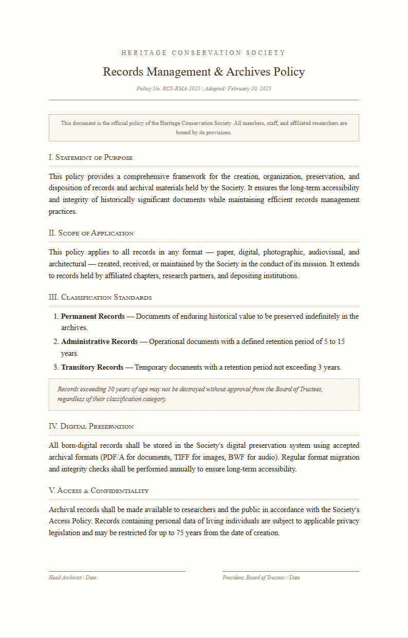 Paper texture policy with traditional feel